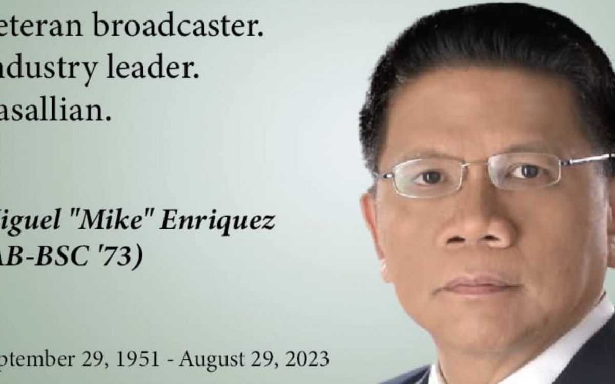 De la salle university trauert um stolzen absolventen mike enriquez 6e25bc20