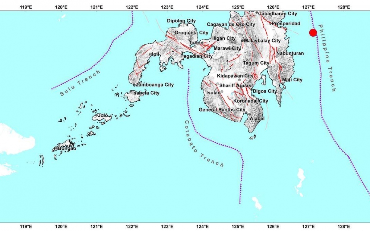 Erdbeben der staerke 5 3 und 5 2 vor der kueste von hinatuan surigao del sur phivolcs 6c23b787